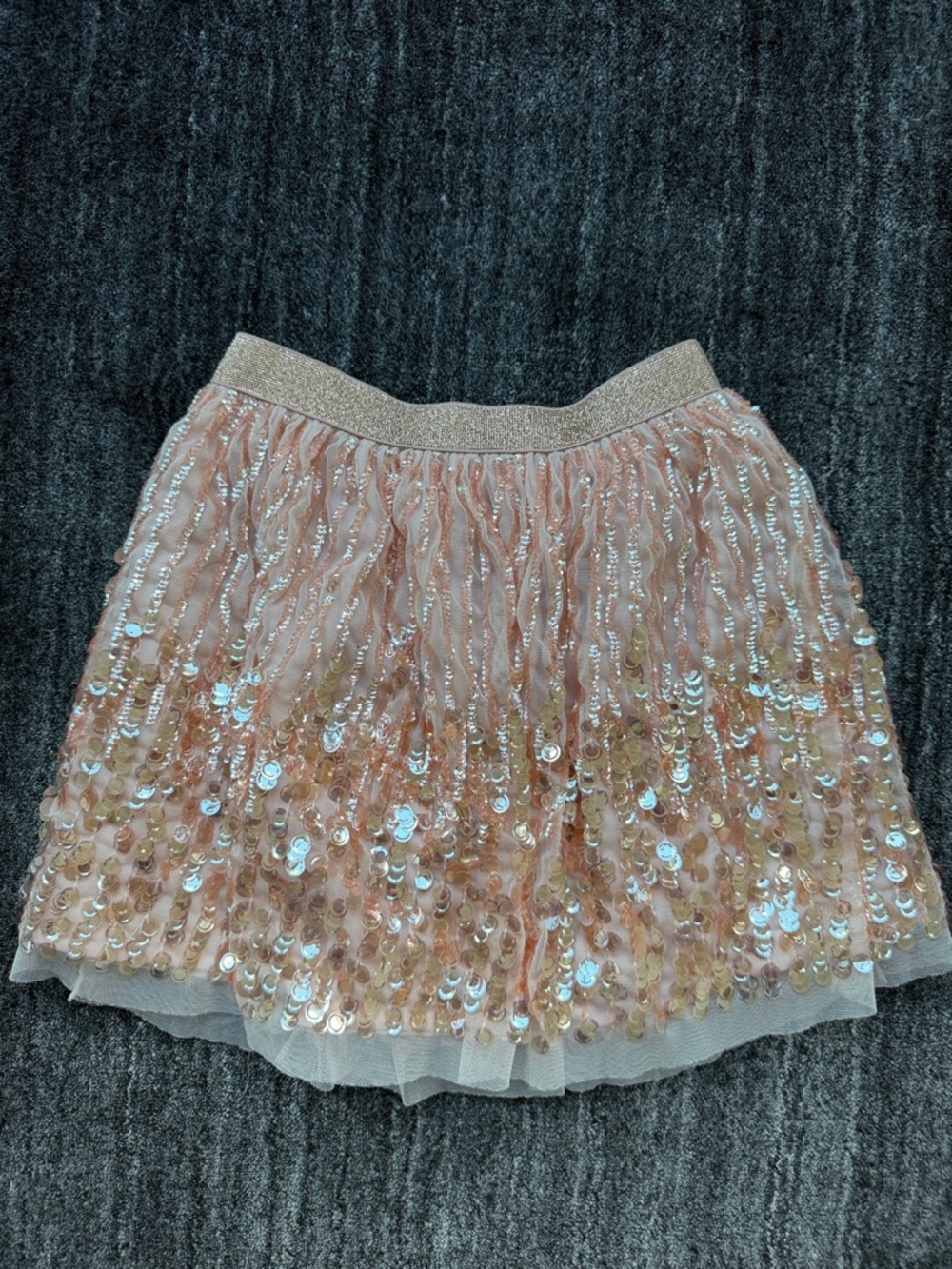 next Pink Sequin Tulle Skirt